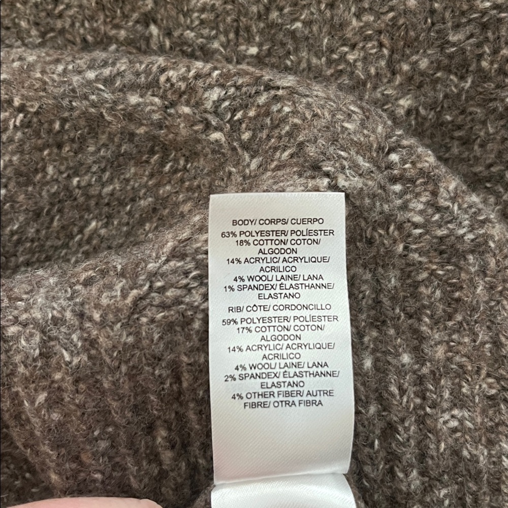 Lucky Brand Heathered Brown Sweater - Picture 5 of 5